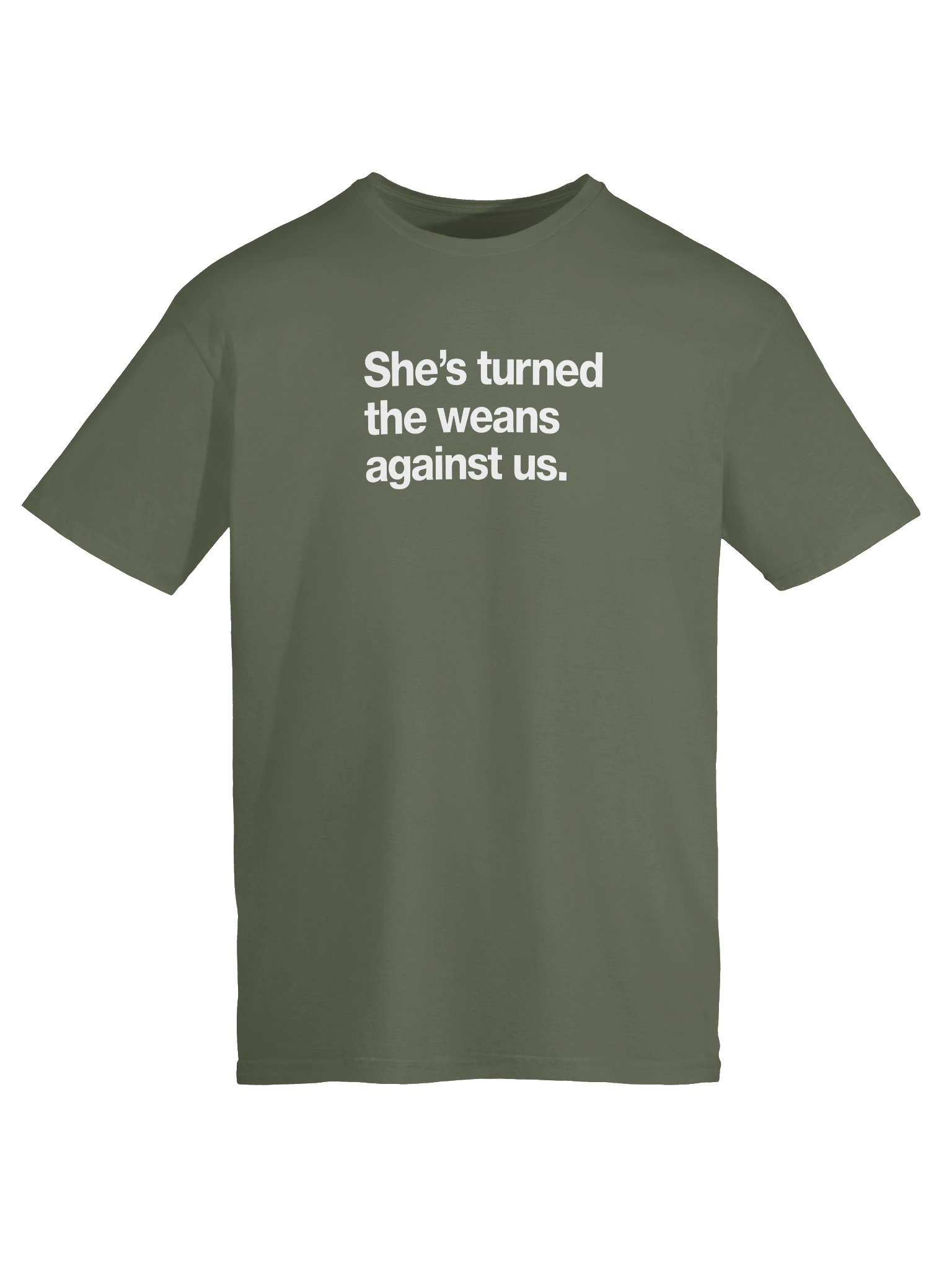 She's Turned The Weans Against Us T-Shirt product image (34)