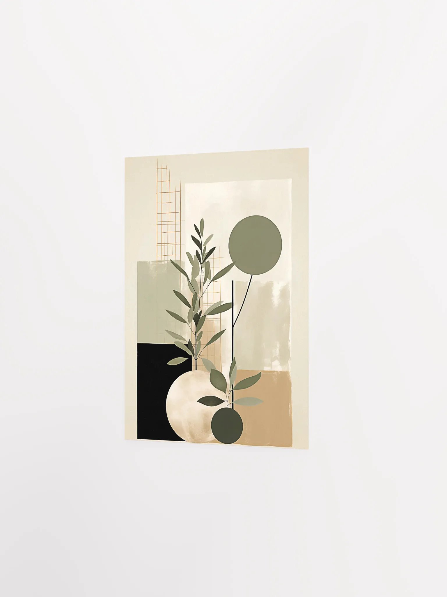 Botanical Geometry Matte Poster product image (2)
