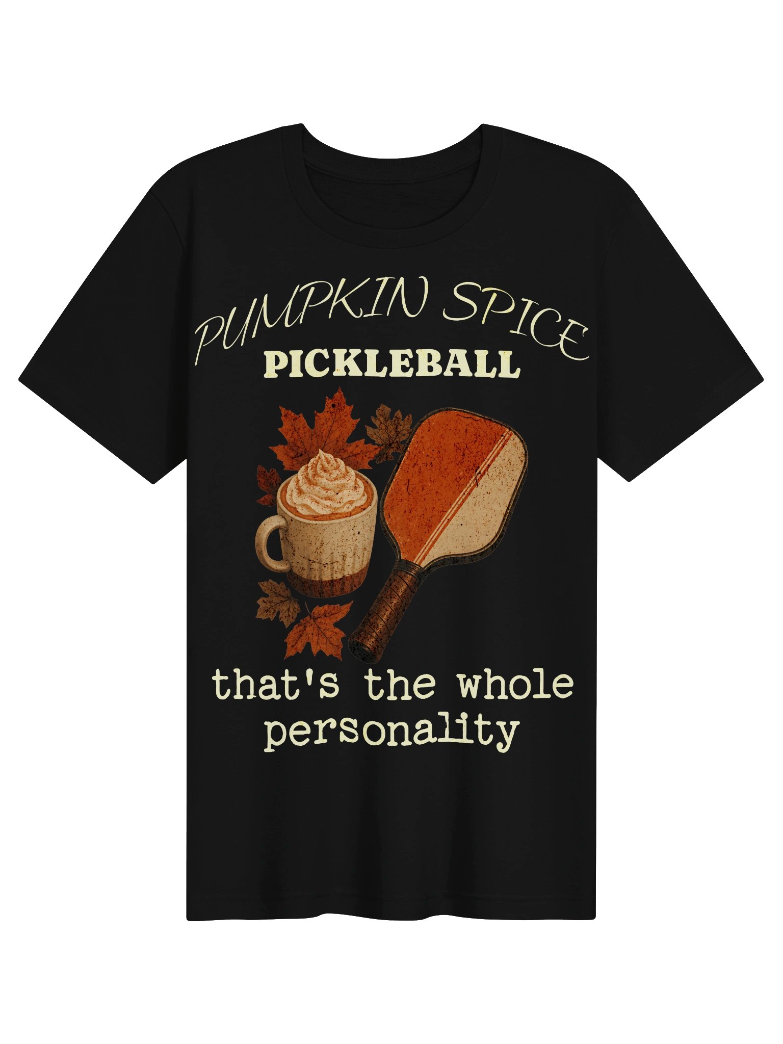 Pumpkin Spice Pickleball T Shirt Funny Fall Gift for Pickleball Lovers product image (2)