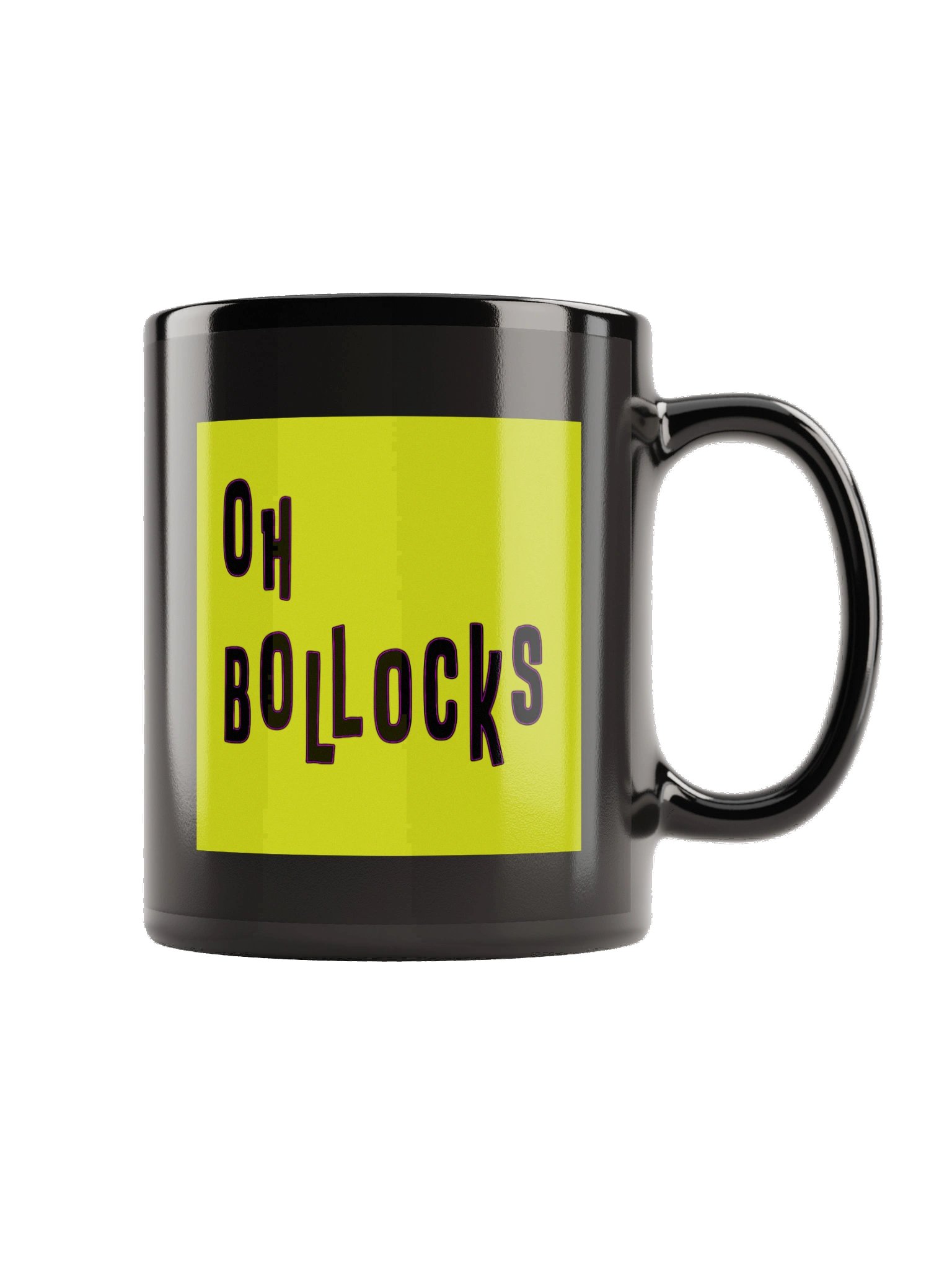 OH BLOCKS Pop Art Black Mug product image (6)