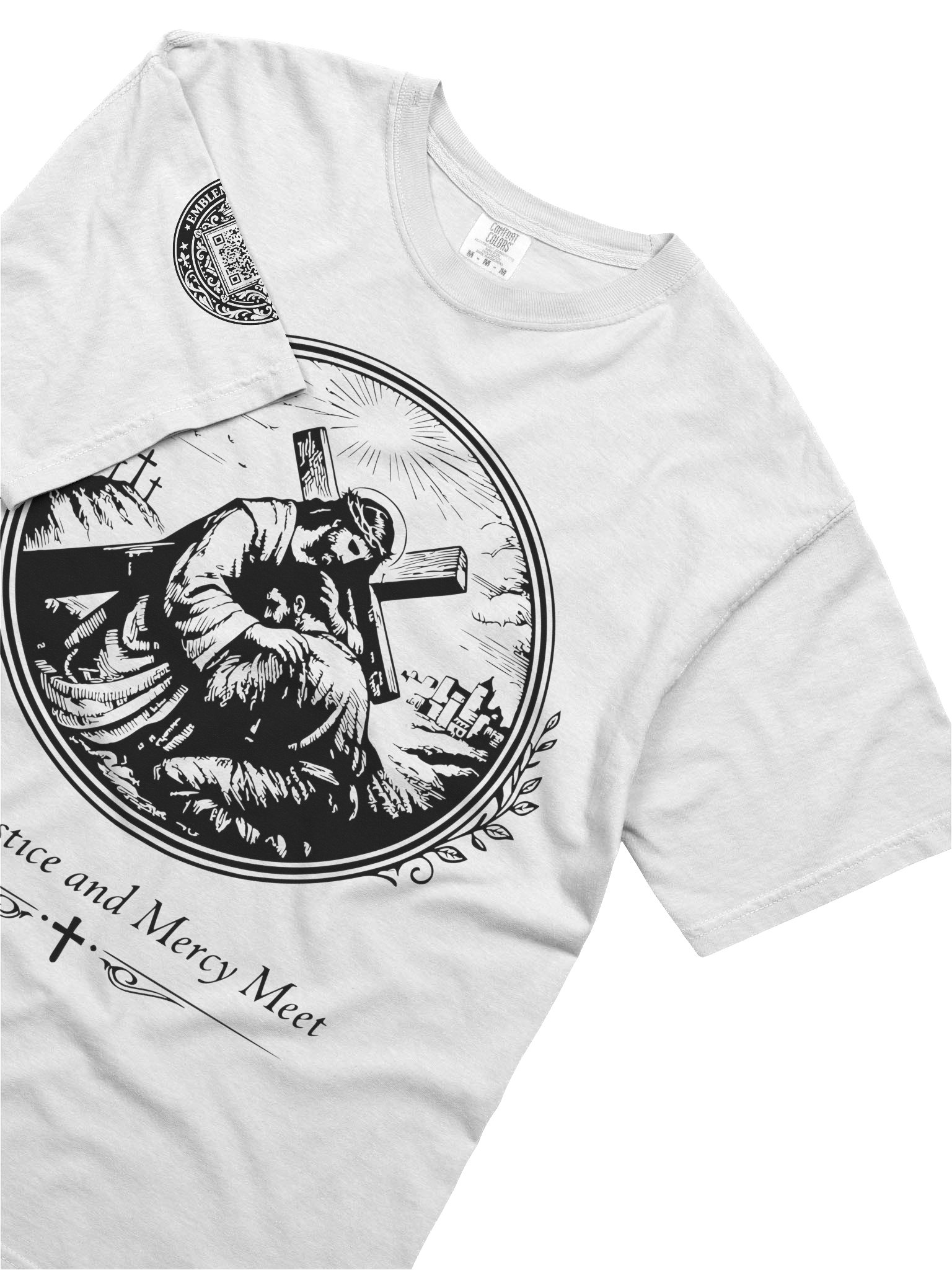 Justice Meets Mercy (Black on White/Color) product image (5)