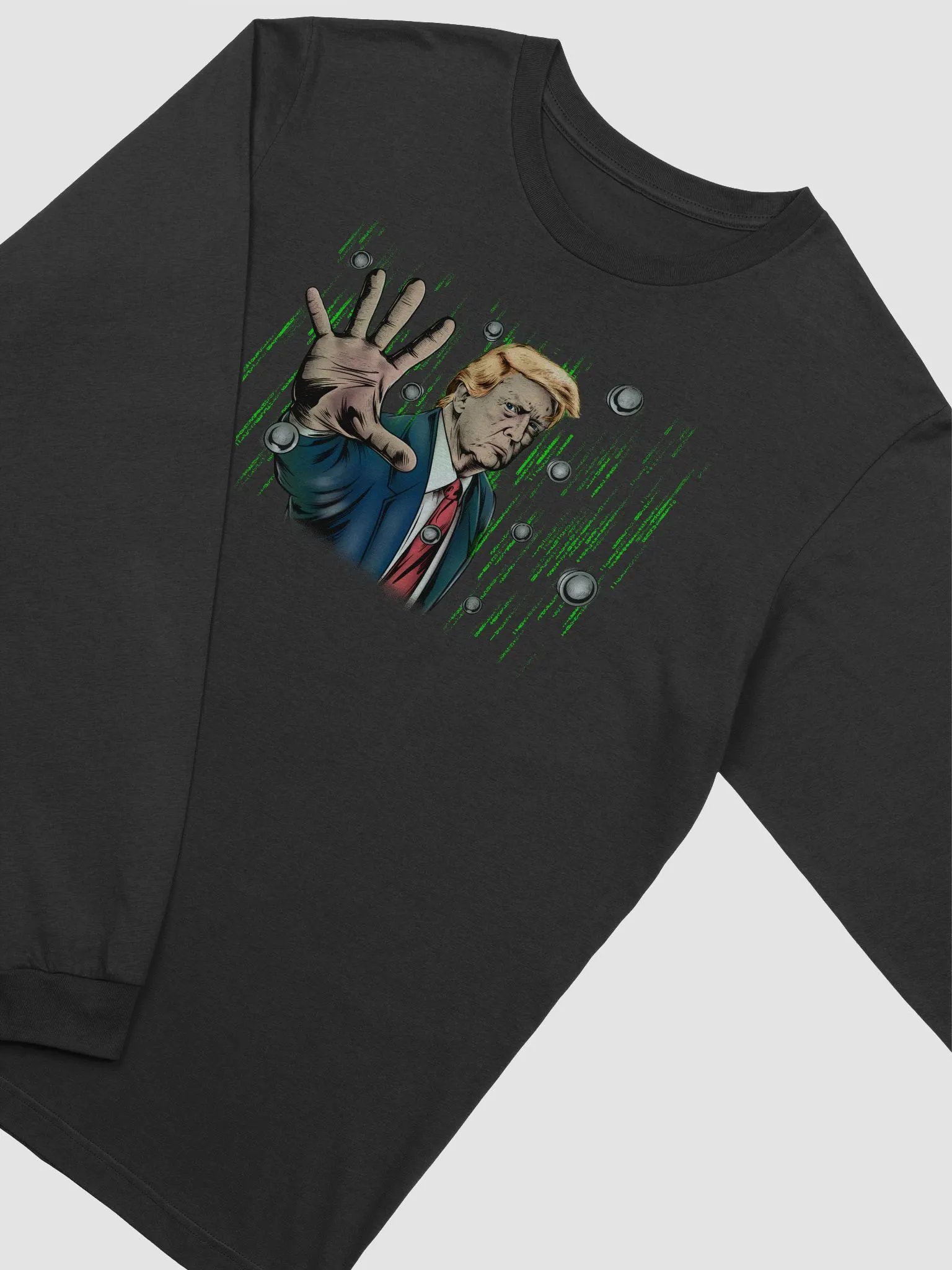 Trump in the Matrix - Long Sleeve Tee product image (2)