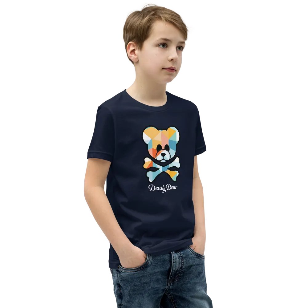 Deady Bear Geometric Design Youth T-Shirt product image (39)