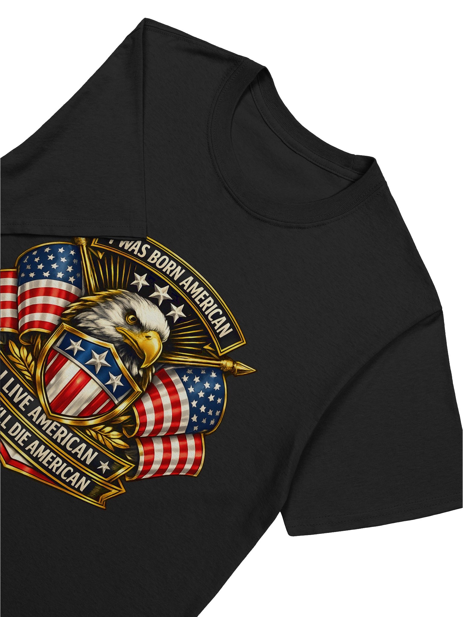 Born American Eagle Shield — Gildan Unisex Tee product image (28)