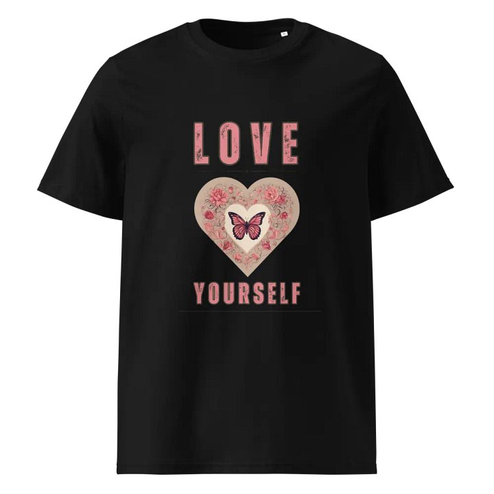 Floral Heart Love Organic Tee product image (1)