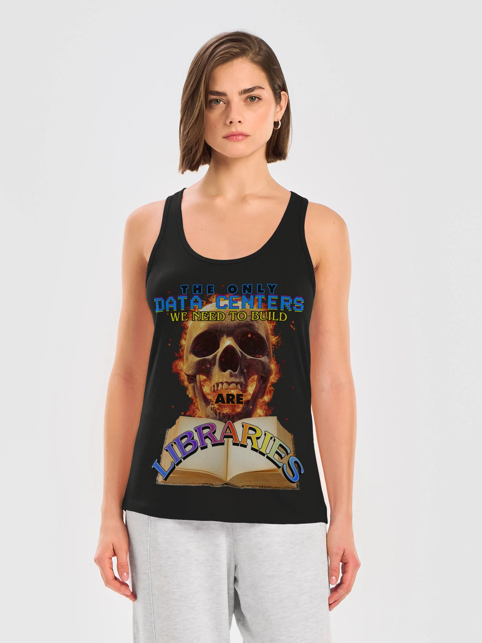 DATA CENTERS RACERBACK TANK TOP product image (9)