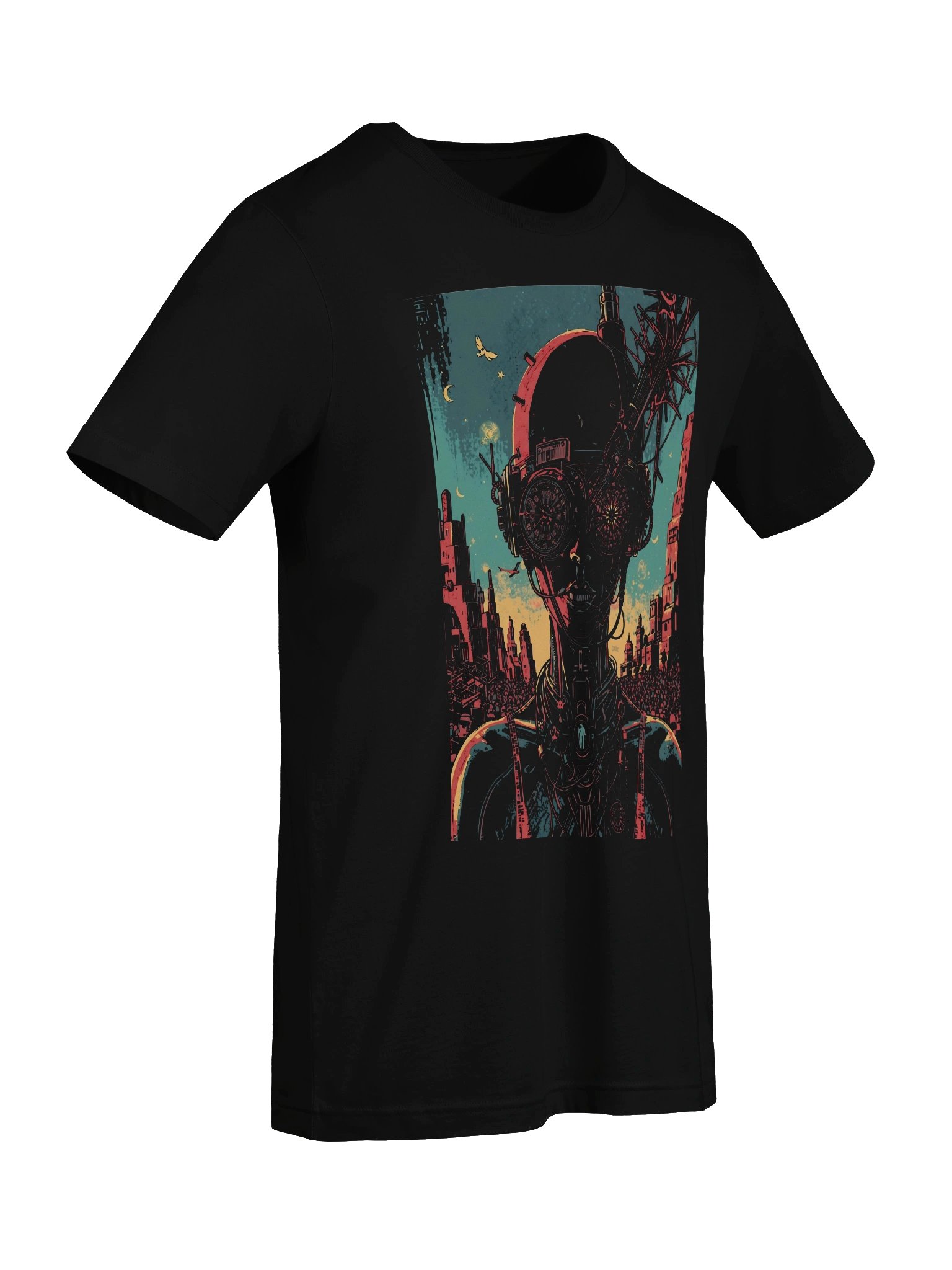 Future Dystopia Glitch Lightweight T-Shirt product image (2)