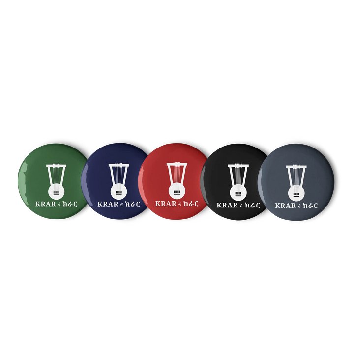 KRAR Geʽez Pin Button Set product image (1)