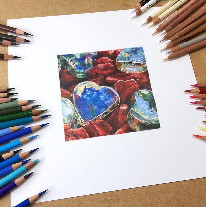 original artwork : hearts product image (1)