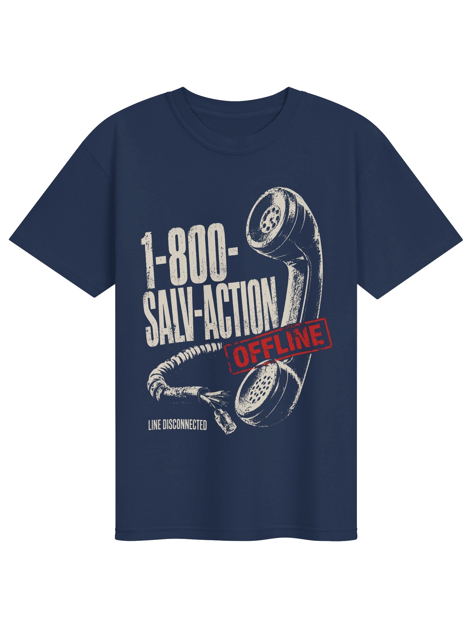 Offline Retro Phone | Heavyweight Graphic Tee product image (9)