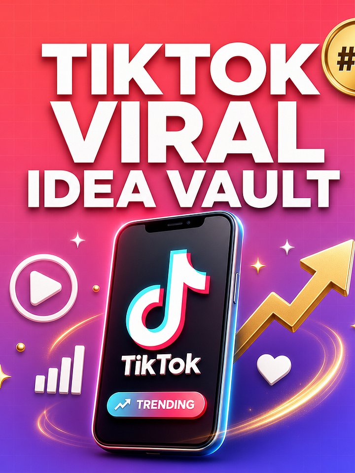 TikTok Viral Idea Vault – 100+ Proven Content Ideas That Blow Up