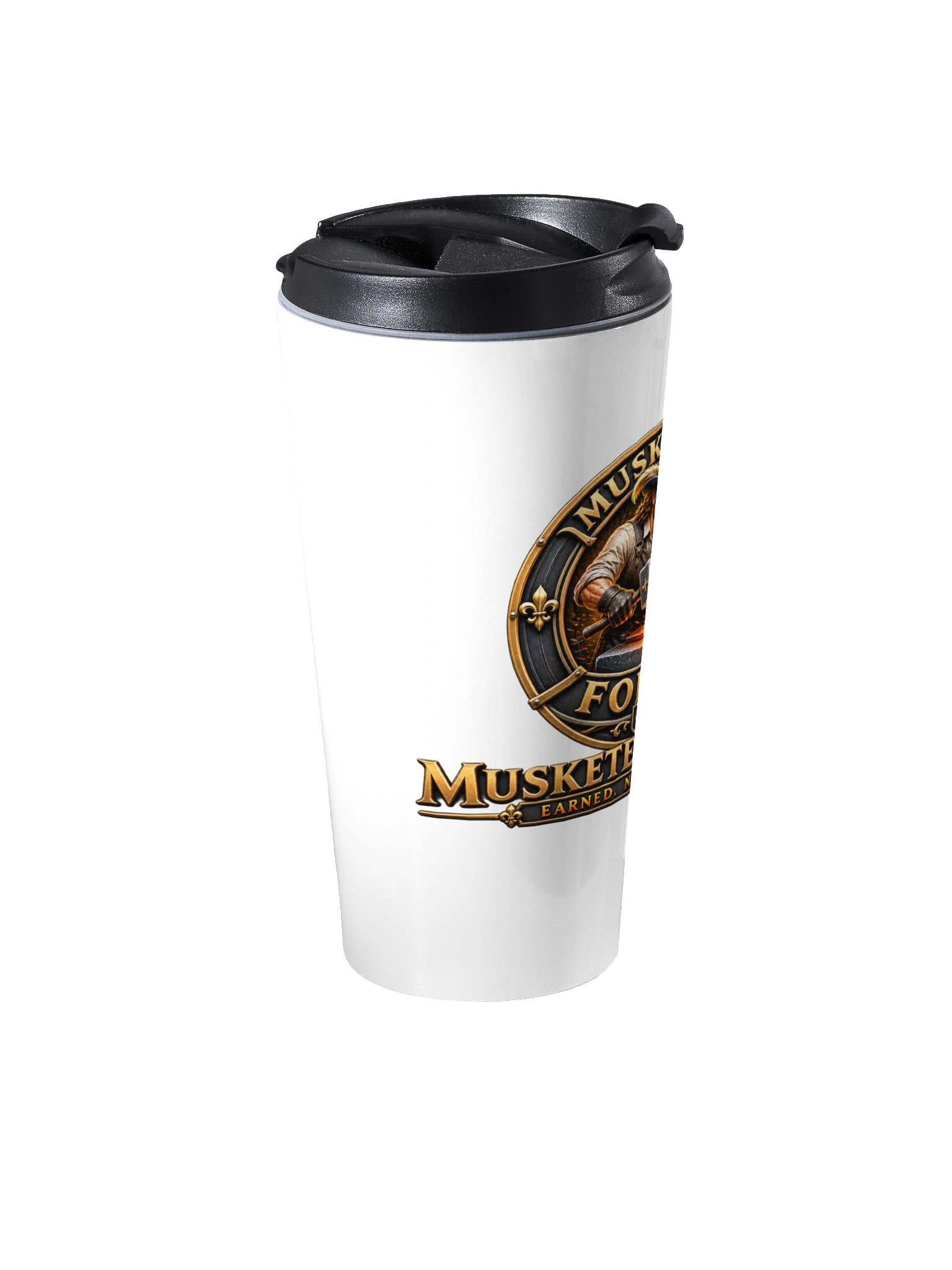 Musketeer Forge — Travel Tumbler — White product image (2)