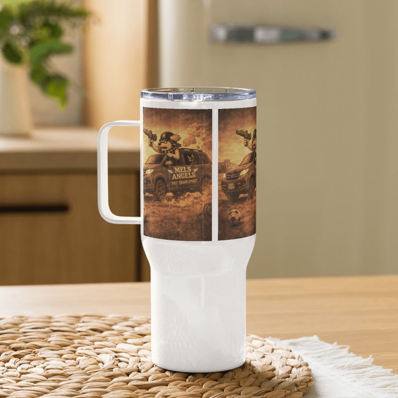 Dog Tank Badge Travel Mug | Mel’s Angels Pet Transport 25oz & 40oz Insulated Tumbler product image (10)