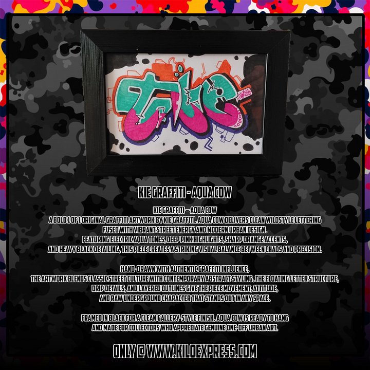KIE GRAFFITI – AQUA COW product image (1)