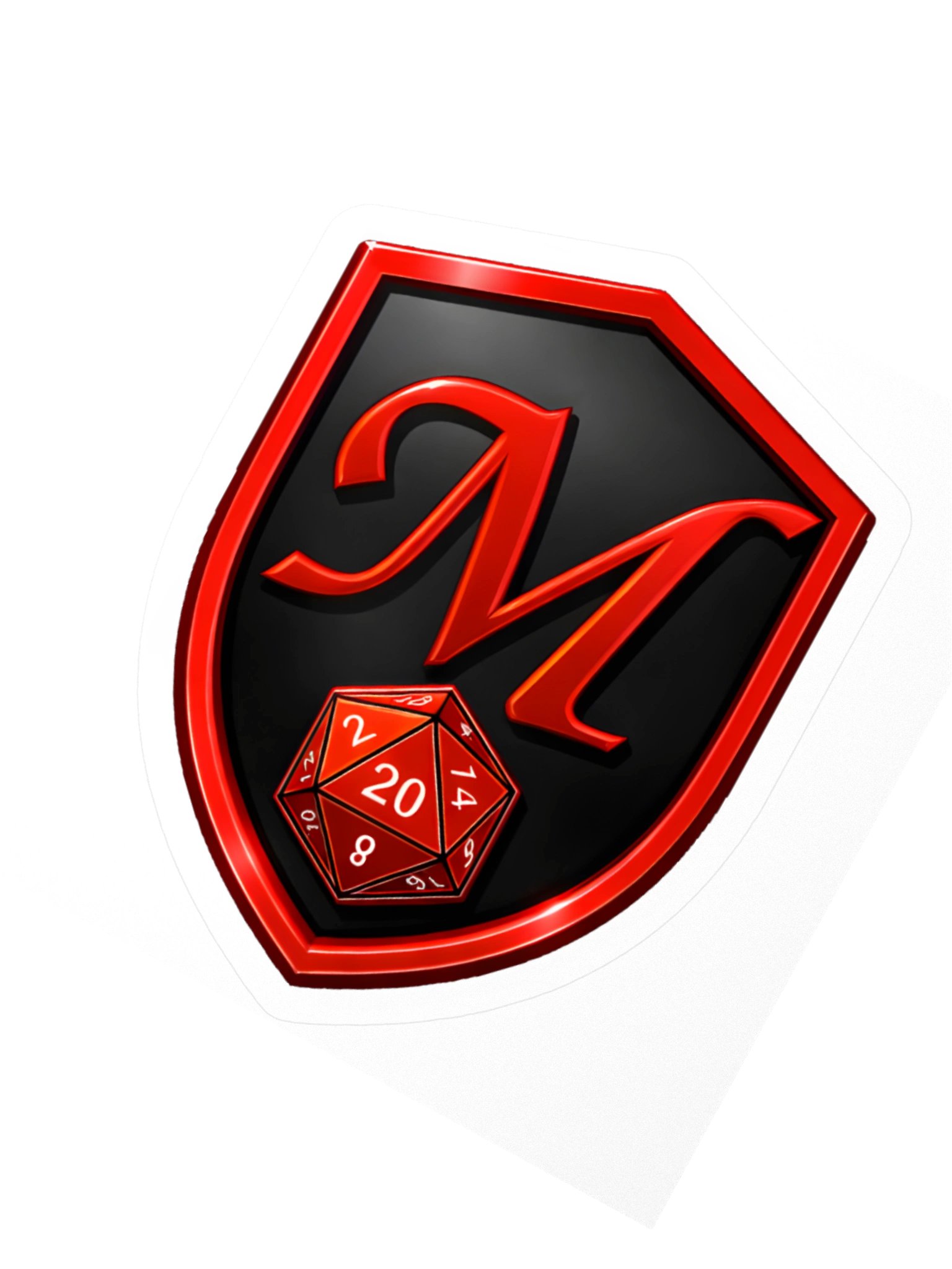 MooreDnD Shield Logo Kiss-Cut Sticker product image (4)