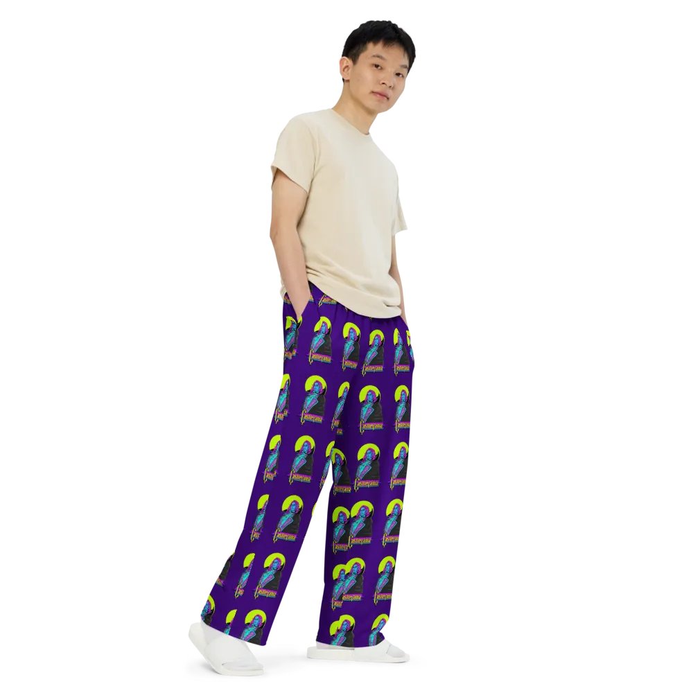 Castlevania Neon Tribute Wide-Leg Pants product image (1)