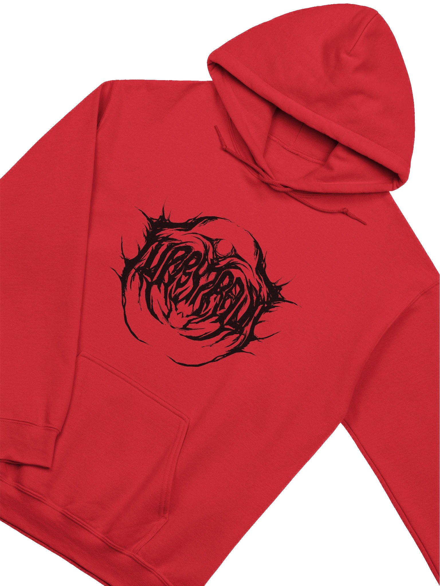 Furry Trash Hoodie – Metal Logo (Black Print) product image (7)