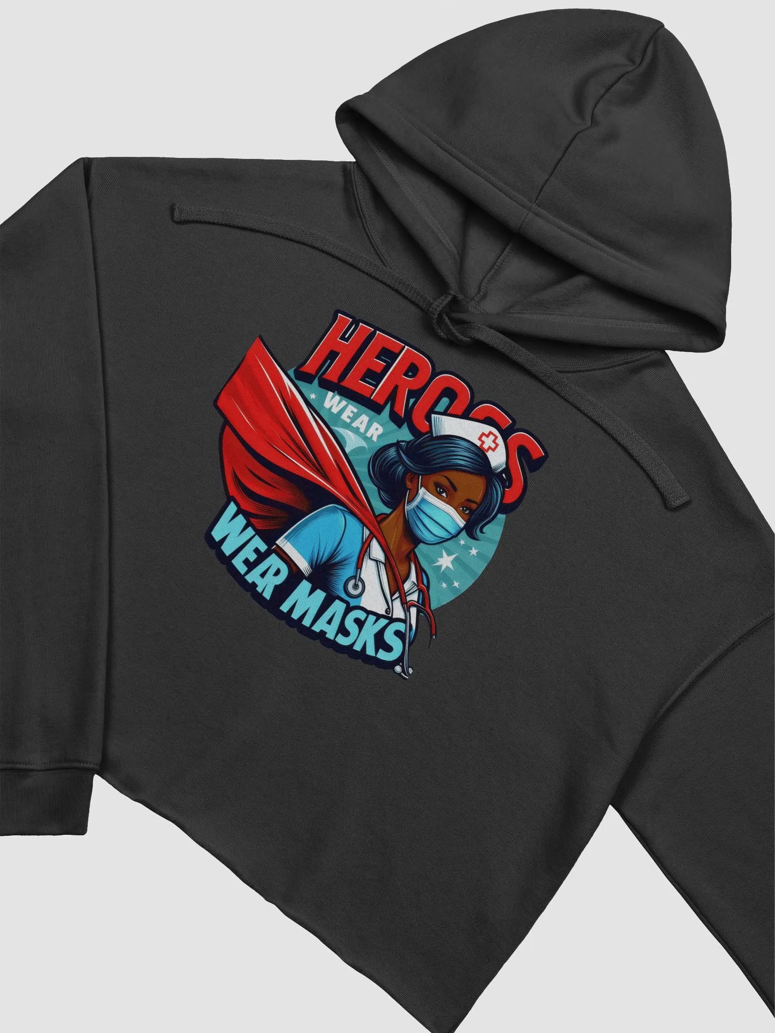 Heroic Nurse Fleece Crop Hoodie product image (12)