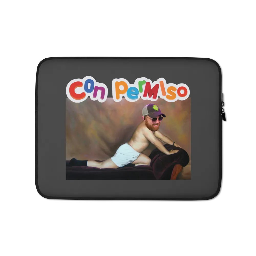 Con Permiso Laptop Case product image (1)