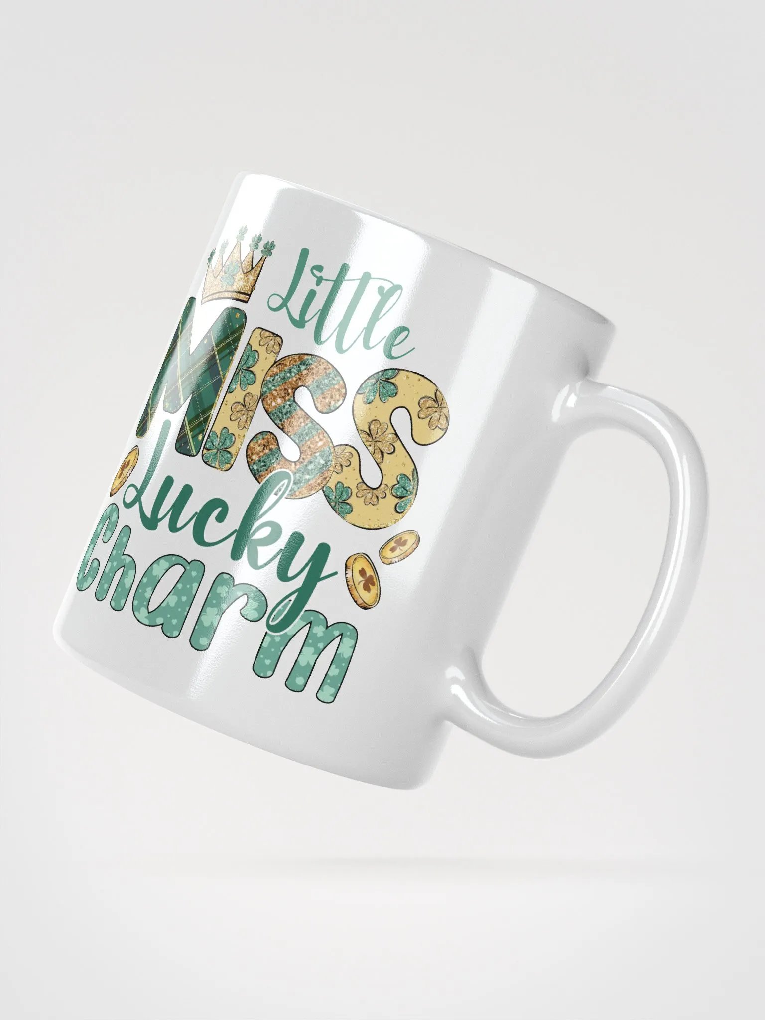 Miss Lucky Charm White Glossy Mug product image (7)
