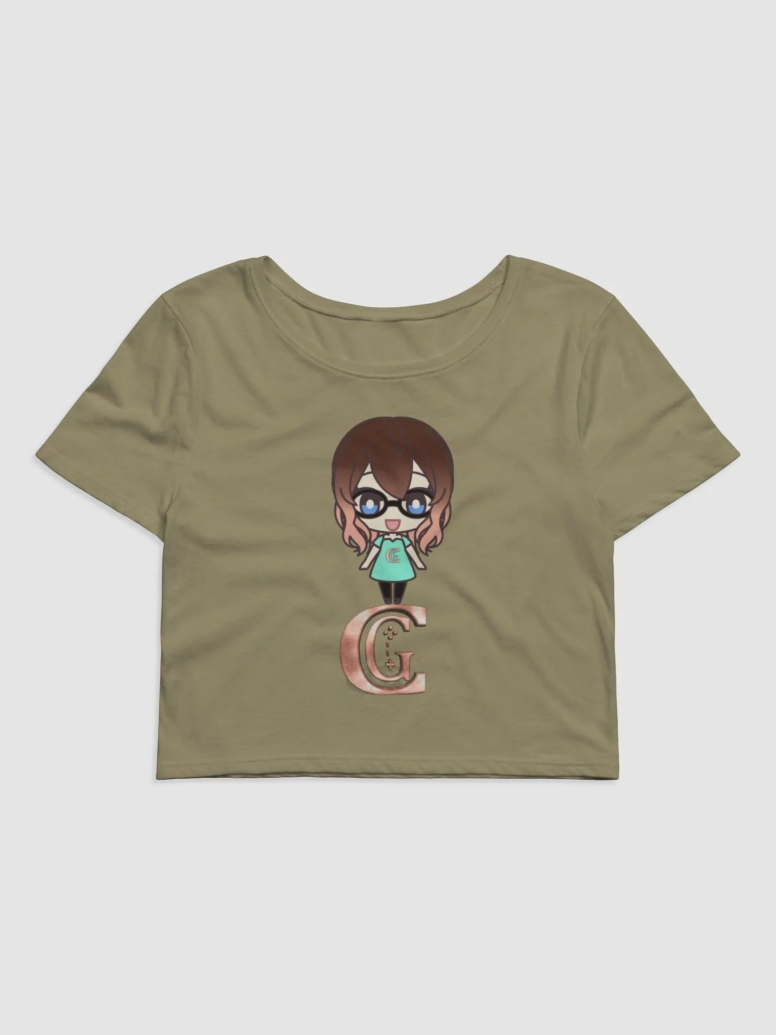 Cute Avatar Rose Gold Crop Top product image (2)