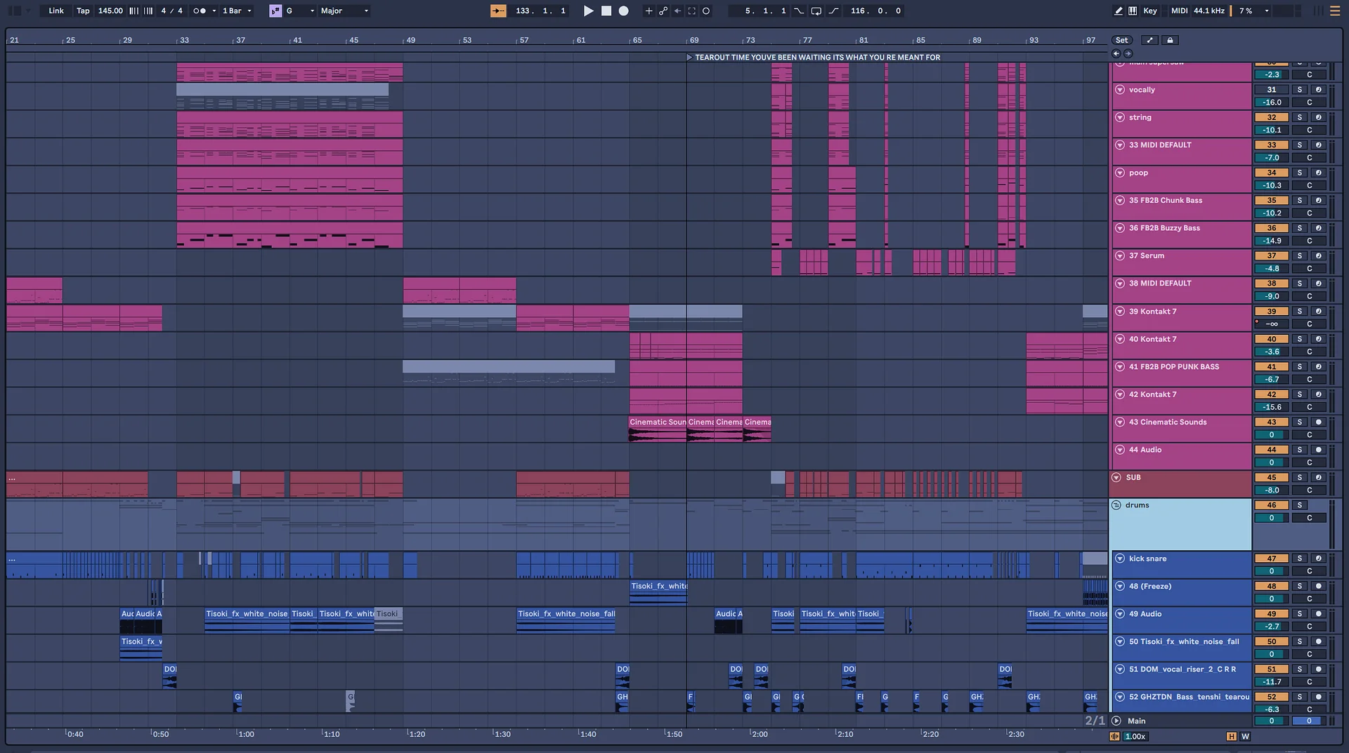 making a Dabin x Kai Wachi type beat project file, "Hollow-like" product image (3)