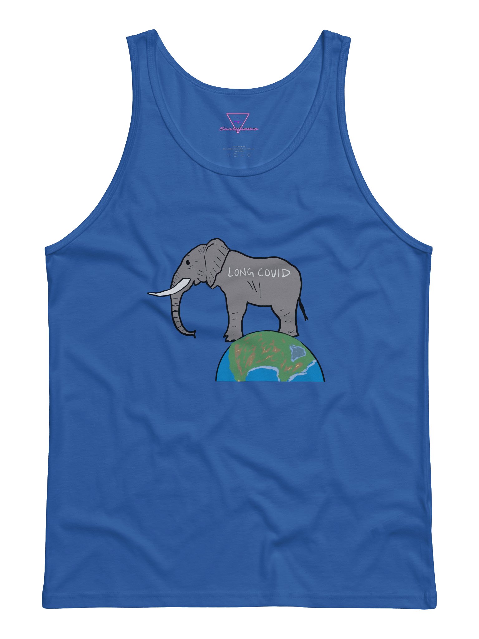 Elephant In The Room tank (Long Covid) product image (2)