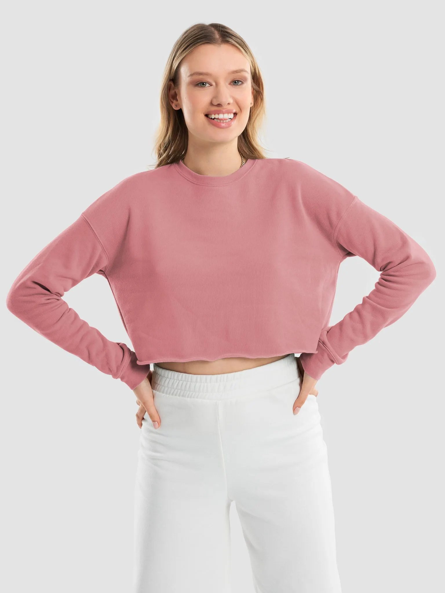 Graphic Grove Women's Fleece Crop Sweatshirt - Stylish Grove-Inspired Tree Design product image (11)