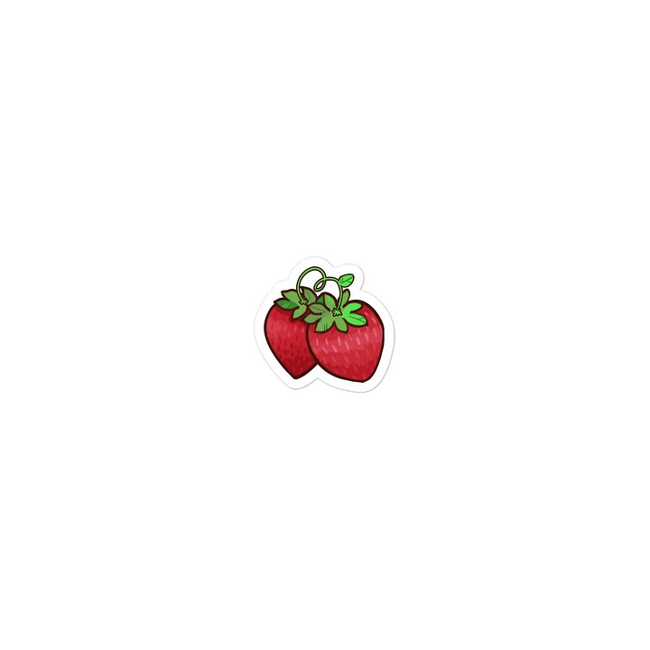 Strawberries Vinyl Sticker product image (1)