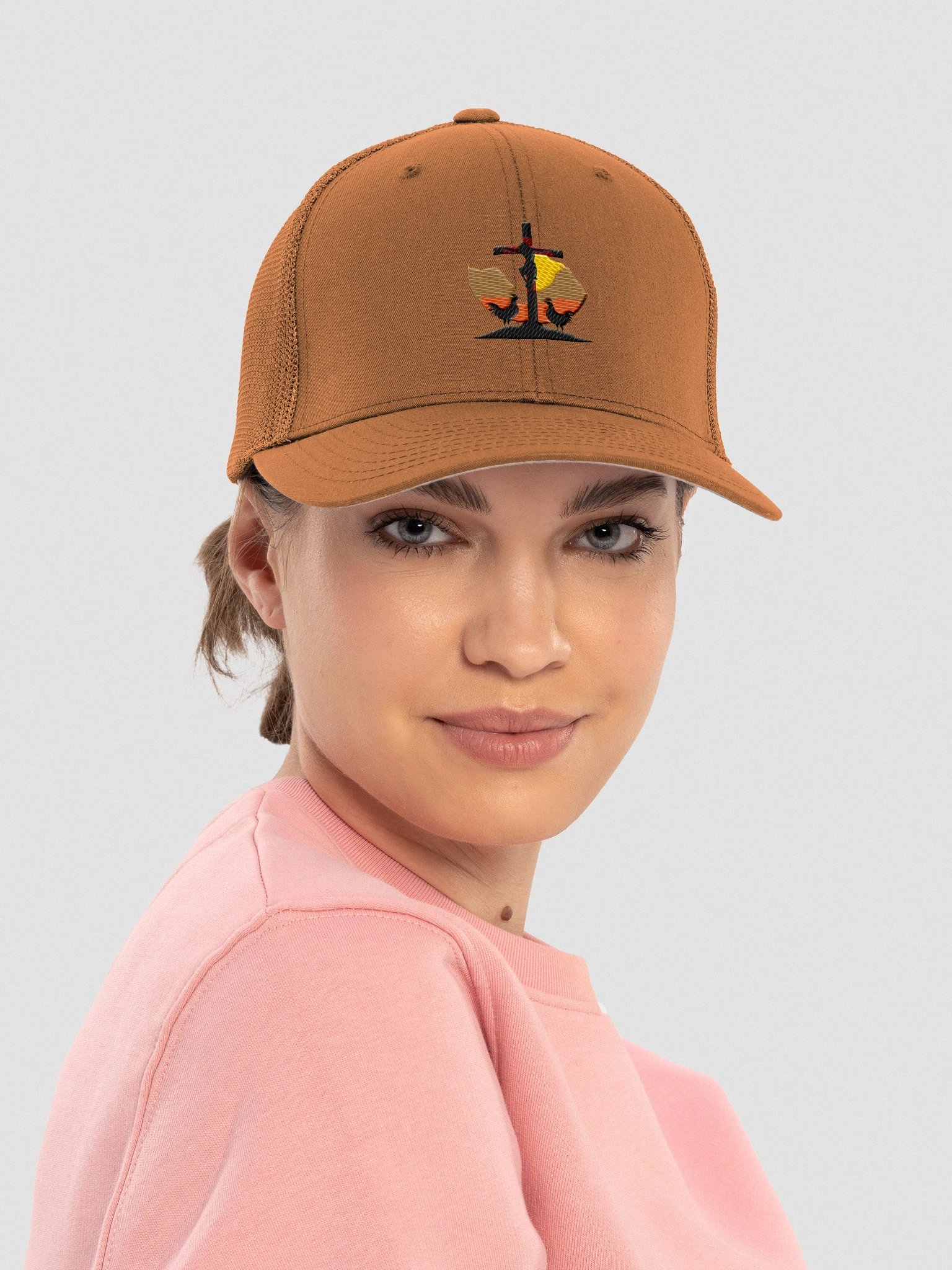 Sunset Serenity Trucker Hat Flex Fit product image (5)