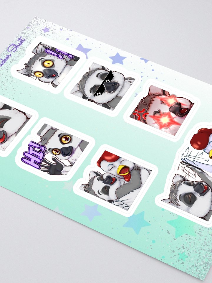 NinePointFivePlays Sticker Sheet! product image (1)