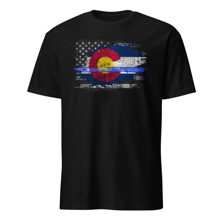 Colorado Thin Blue Line Flag product image (1)