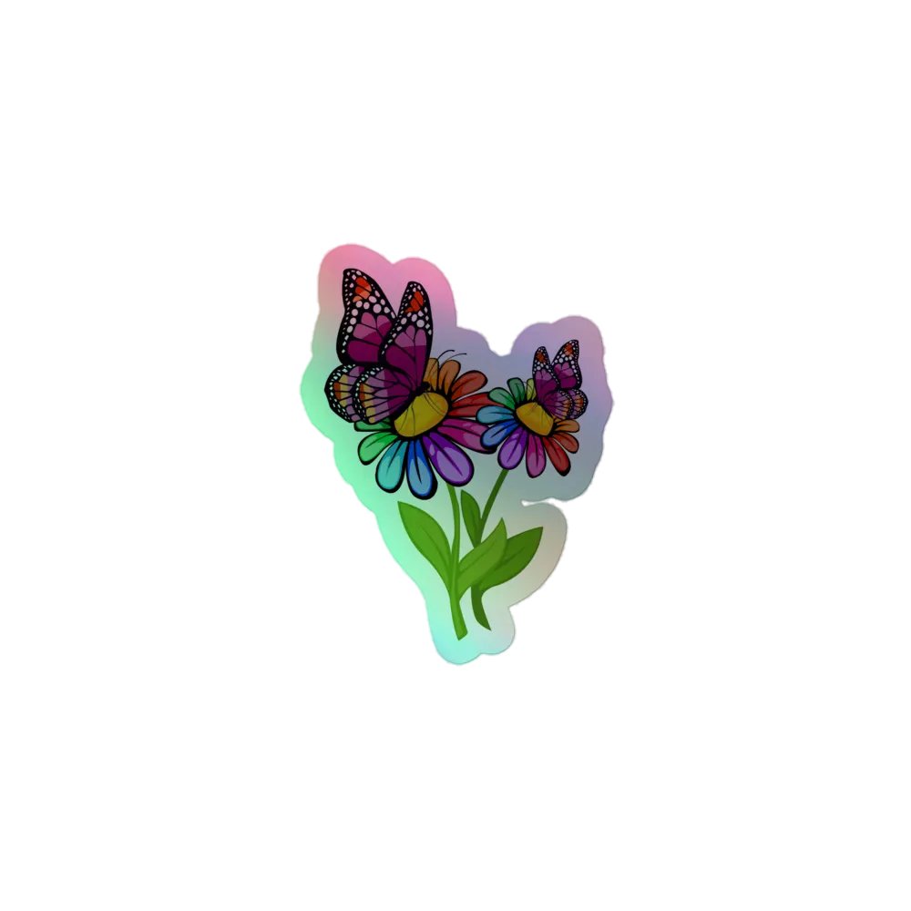 Lesbian Butterflies Sticker product image (1)