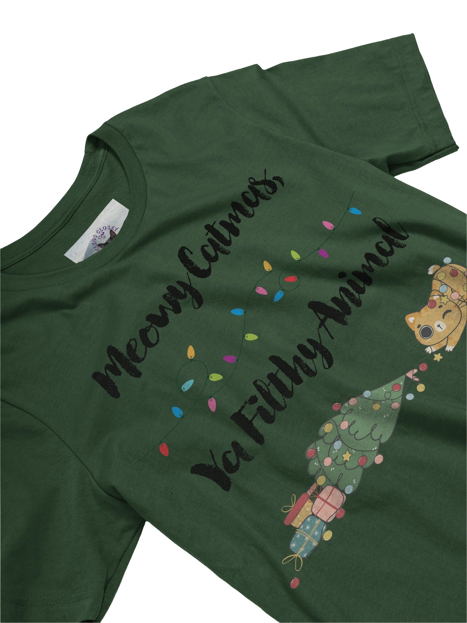 MEOWY CATMAS CHRISTMAS TEE product image (22)