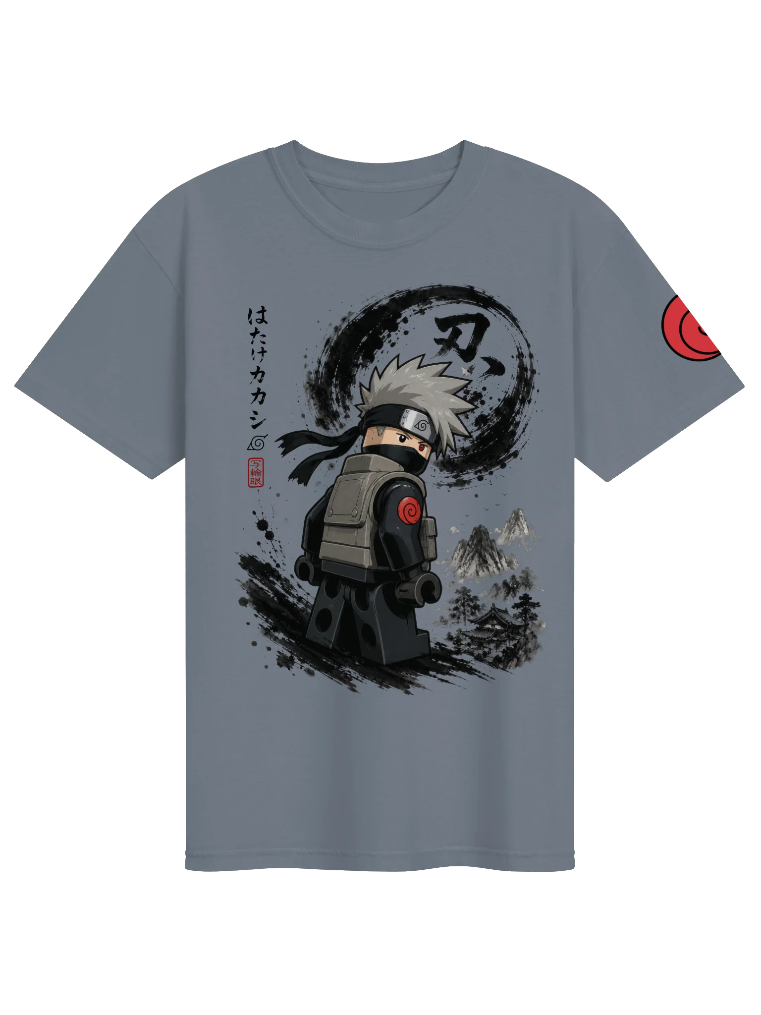 Kakashi Lego-Style Anime Graphic Tee product image (2)