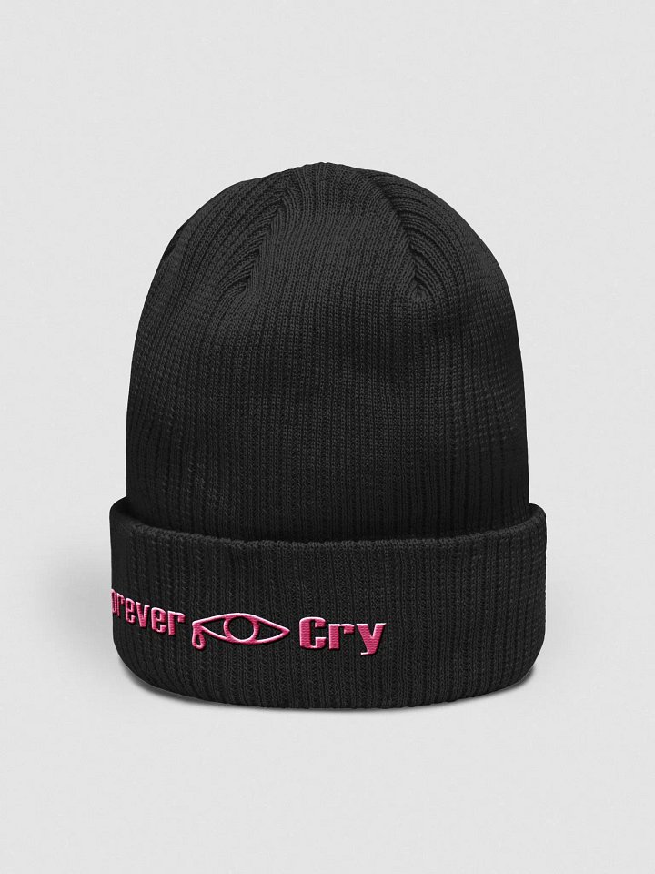 Forever Cry - Pink #2 - Beechfield Organic Ribbed Beanie product image (2)