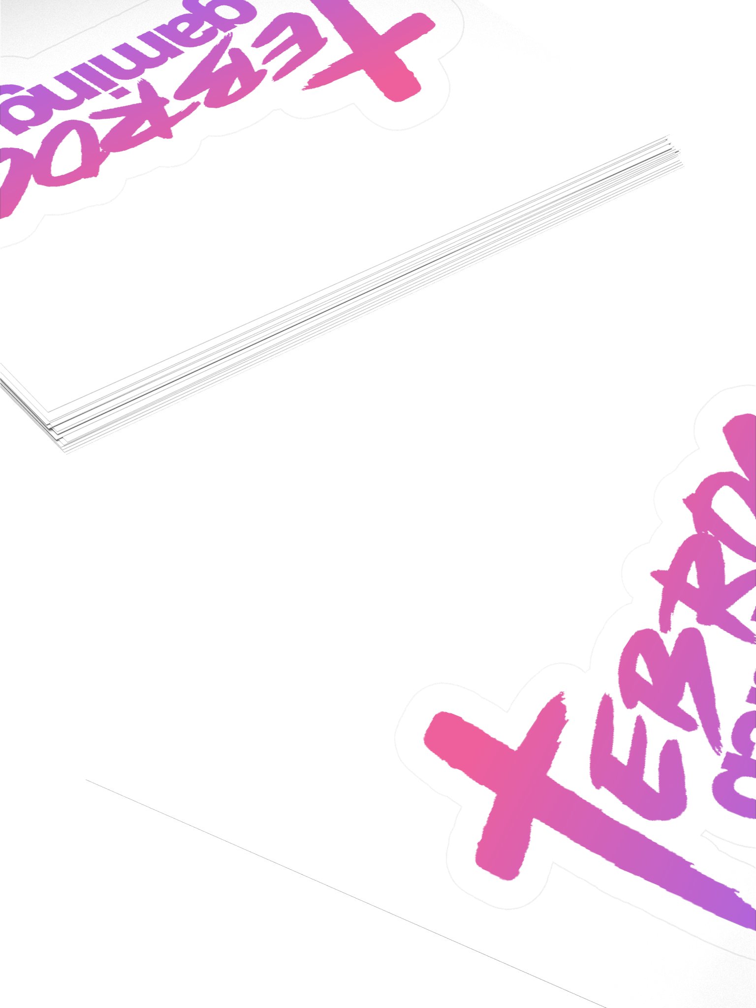 Tebroc's Gradient Kiss Cut Stickers product image (4)