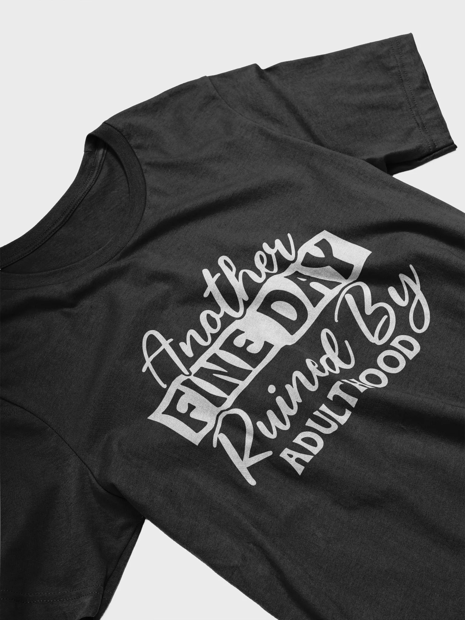 Another Fine Day Women's Black T-Shirt product image (4)