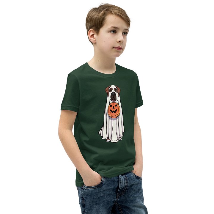 Halloween Great Dane(Brindle) Youth T-Shirt product image (2)