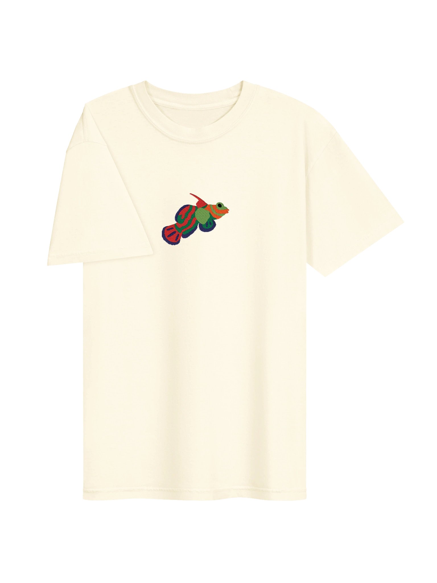 Mandarin Dragonet Embroidered Shirt | Reef Aquarium Fish Embroidery Tee | Saltwater Marine Fish Apparel product image (9)