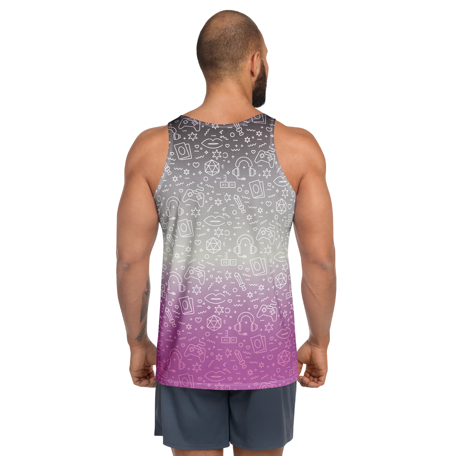 Asexual Tank 🖤🩶🤍💜 product image (4)