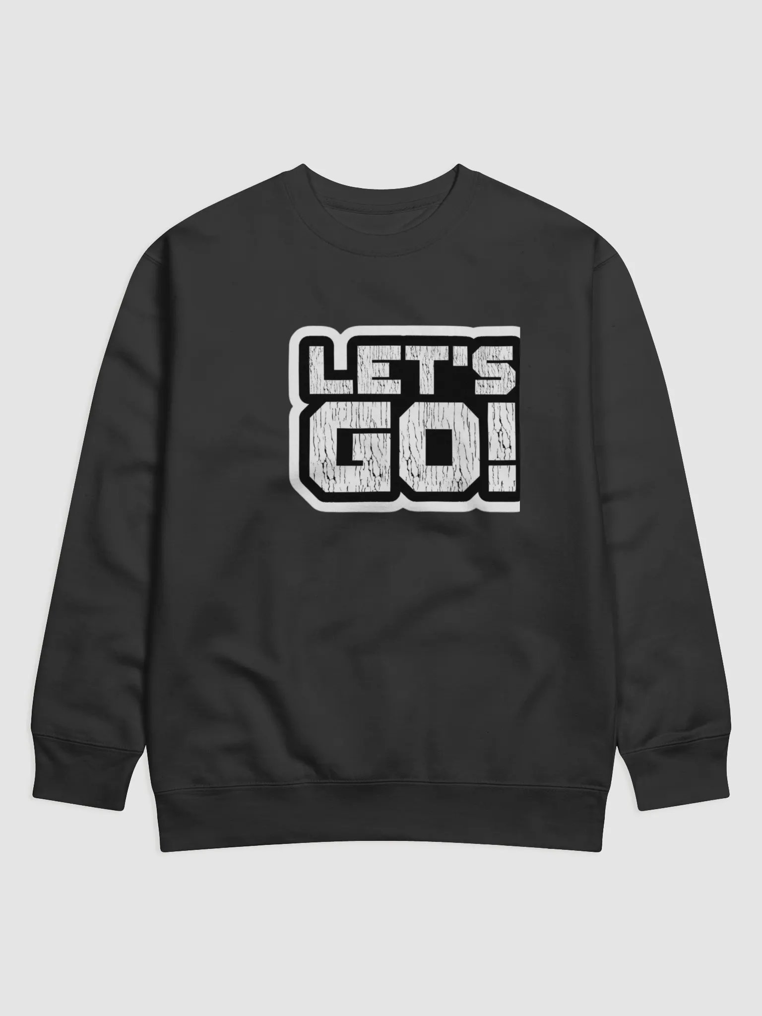 Cracked 'LET'S GO!' Premium Sweatshirt product image (1)