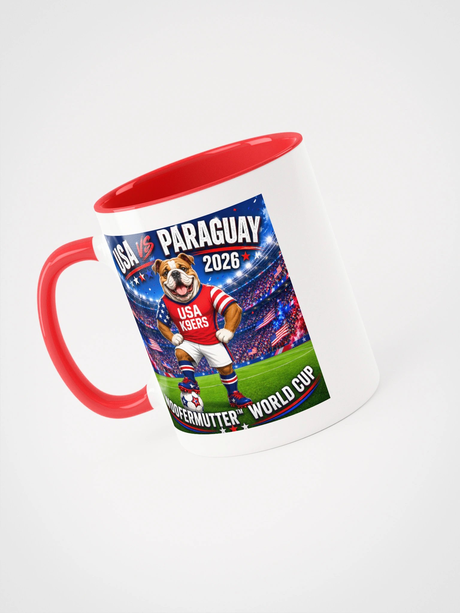 WooferMutter™ World Cup Bulldog Ceramic Mug product image (2)