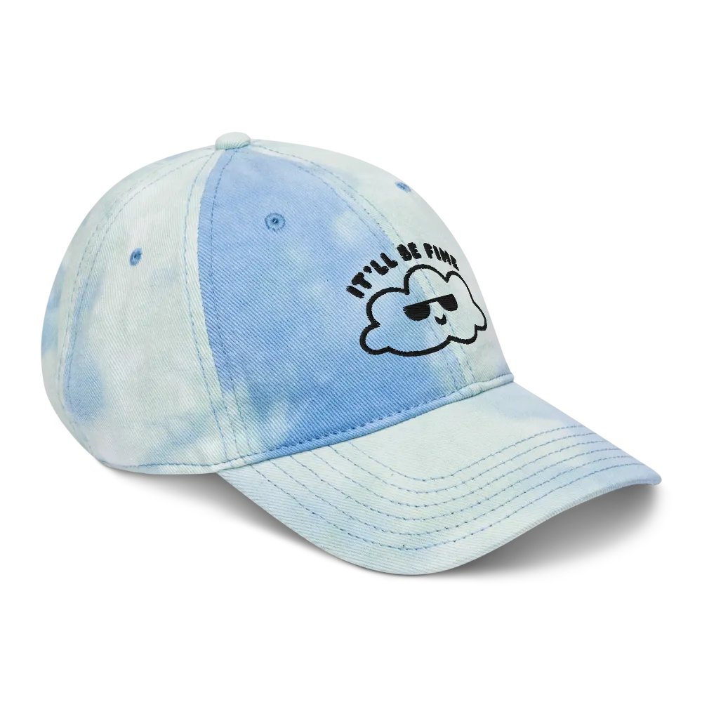 It'll Be Fine Tie Dye Hat (embroidered) product image (9)
