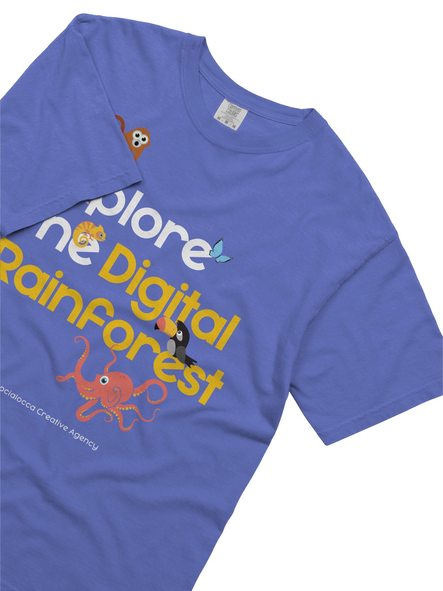 Explore the Digital Rainforest – Purple Edition Tee product image (3)