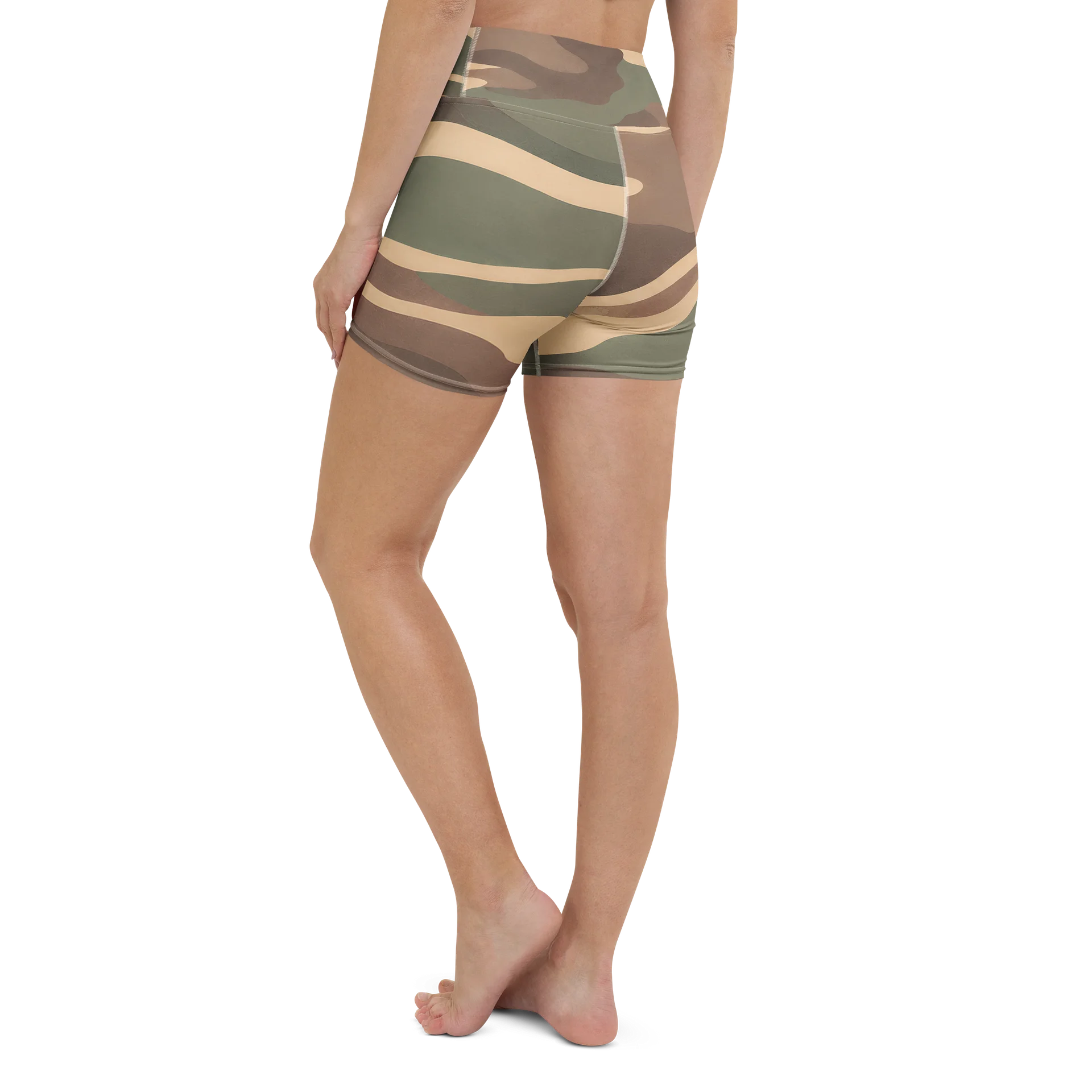 Untamed Terrain — Women’s Yoga Shorts product image (1)