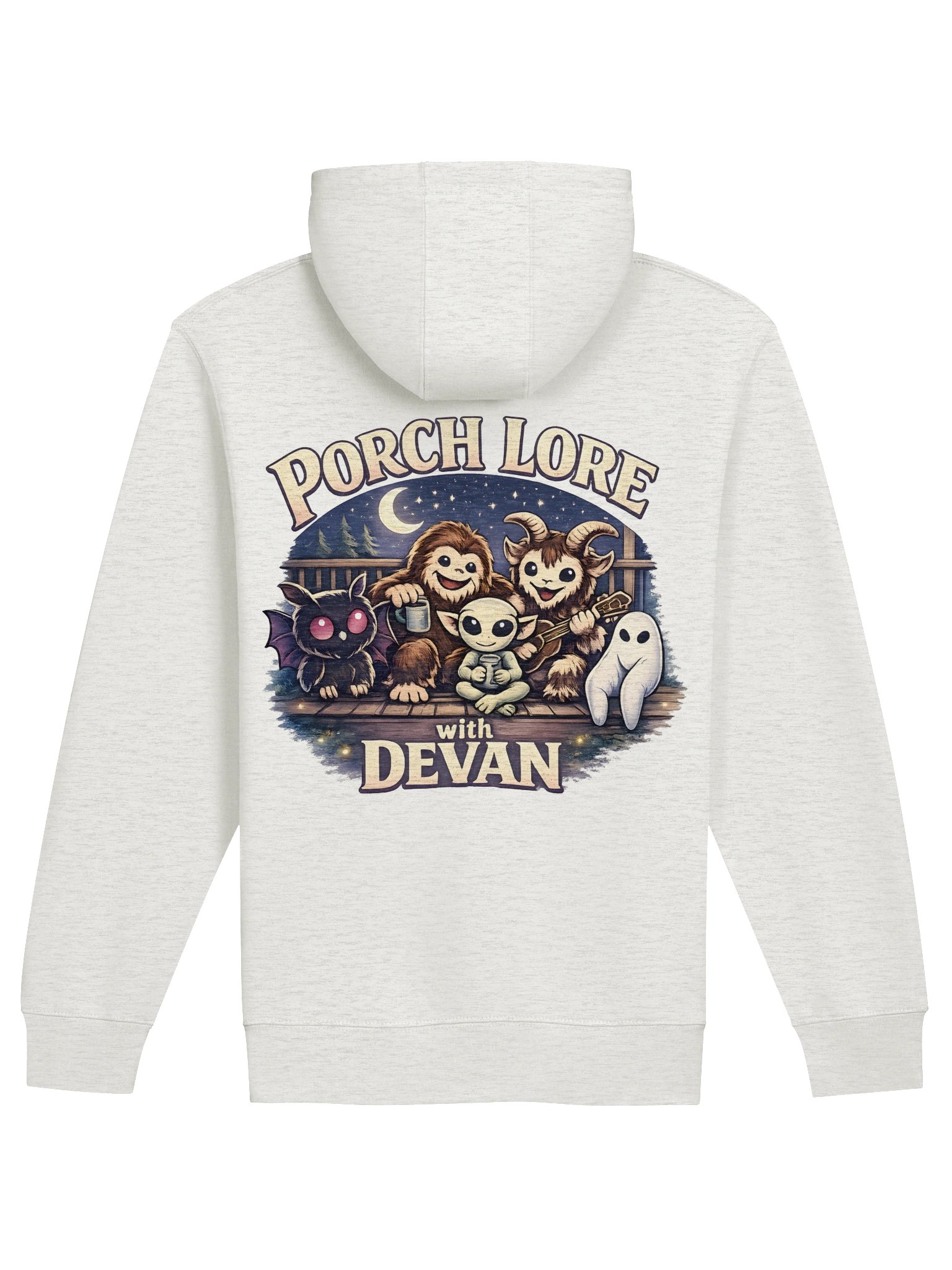 COZY CRYPTIDS ZIP UP HOODIE product image (1)