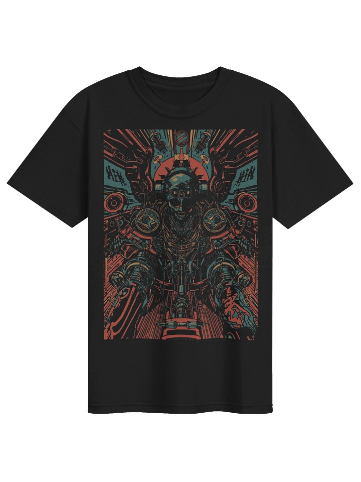 Cyber Mech Sentinel Heavyweight T-Shirt product image (1)