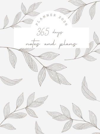 Autumn Print 365 Days Planner product image (1)