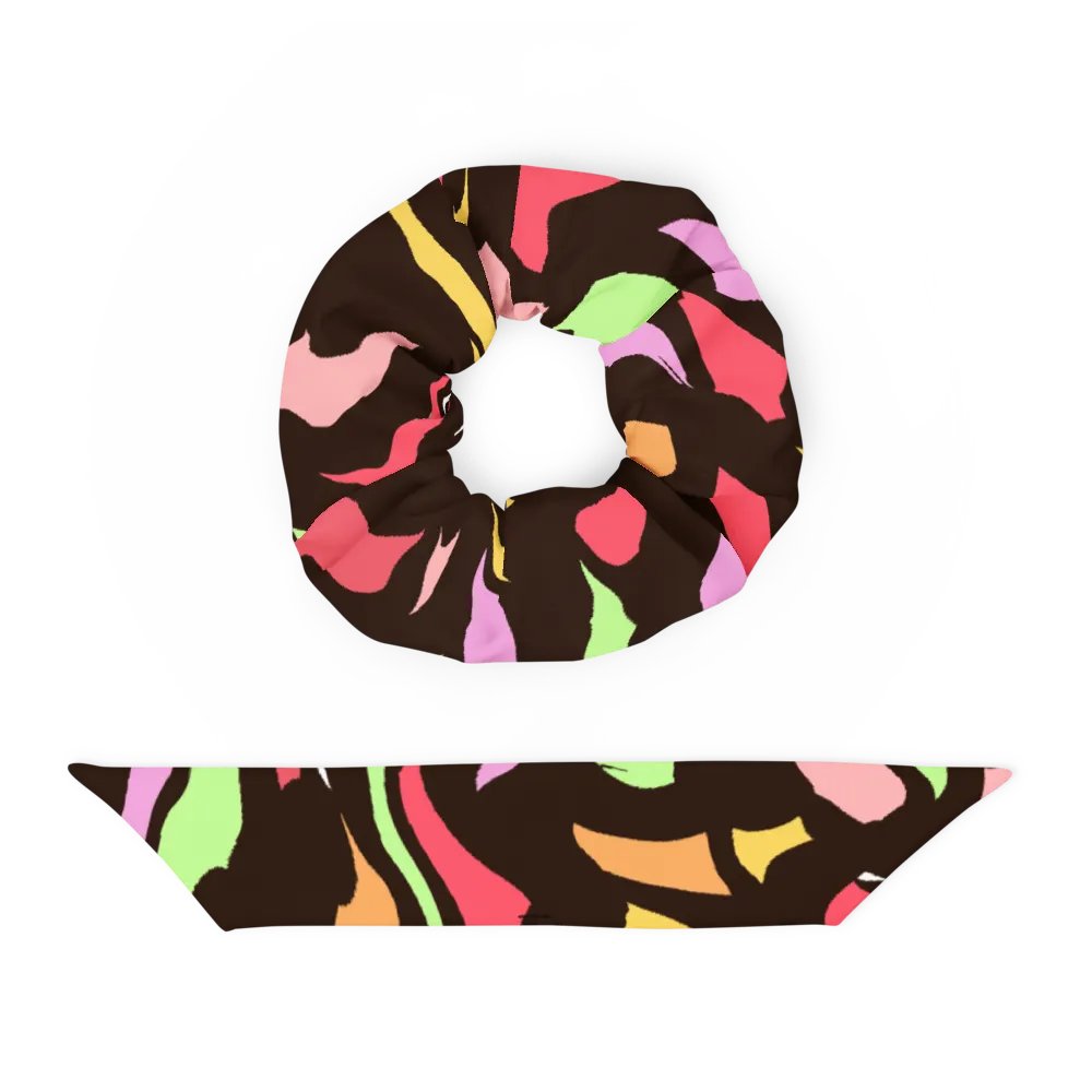 Vibrant Chaos All-Over Print Scrunchie product image (9)